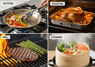 From Pan to Plate: Mastering the Four Essential Cooking Methods