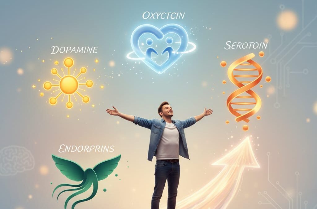 The Hormone Balance: 4 Happy Hormones 1 Stress Hormone.